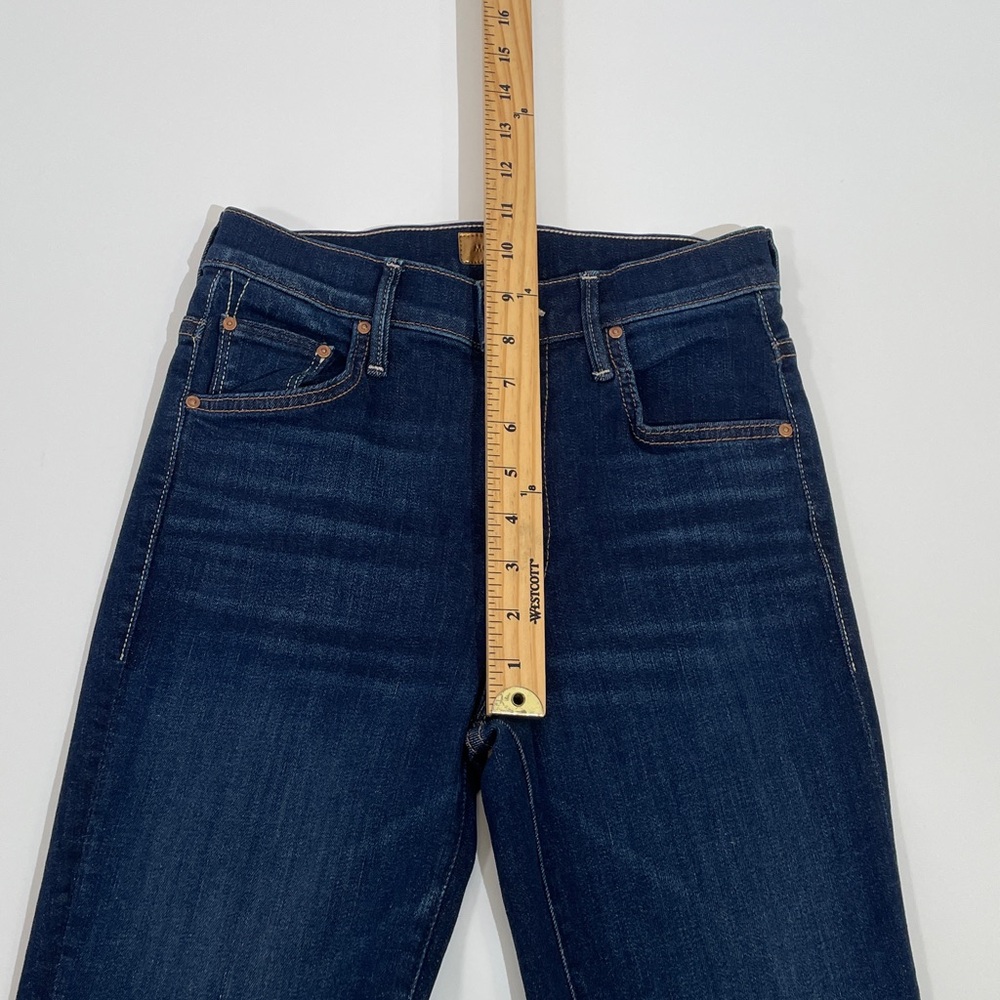 MOTHER JEANS The Insider Crop Step Fray Size 24 Off Limits EUC Like New - Picture 7 of 13